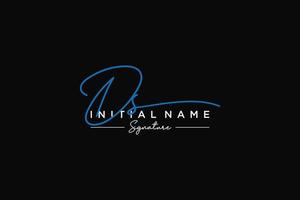 Initial DS signature logo template vector. Hand drawn Calligraphy lettering Vector illustration.