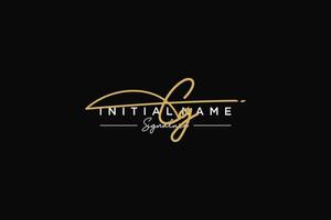 Initial CG signature logo template vector. Hand drawn Calligraphy lettering Vector illustration.