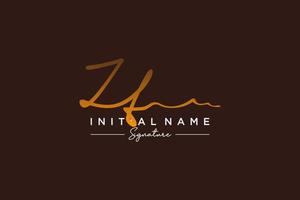 Initial ZT signature logo template vector. Hand drawn Calligraphy lettering Vector illustration.