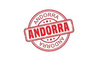 ANDORRA stamp rubber with grunge style on white background vector