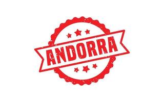 ANDORRA stamp rubber with grunge style on white background vector