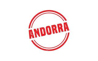 ANDORRA stamp rubber with grunge style on white background vector