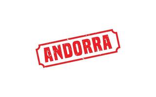 ANDORRA stamp rubber with grunge style on white background vector