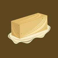 ilustración de vector de mantequilla para diseño gráfico y elemento decorativo