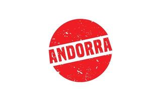 ANDORRA stamp rubber with grunge style on white background vector