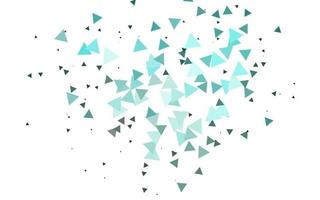 Light BLUE vector backdrop with lines, triangles.