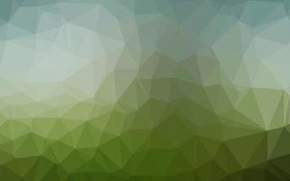 Light Green vector abstract mosaic backdrop.