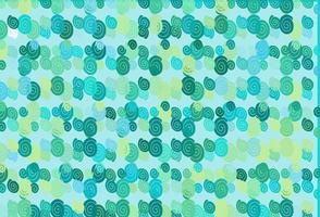 Light Green, Yellow vector pattern with liquid shapes.