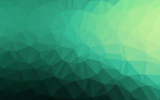 Light Green vector polygonal template.