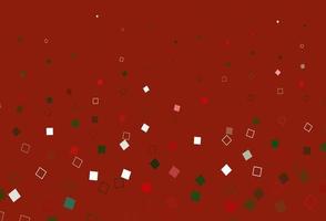 Light Green, Red vector texture with rectangular style.