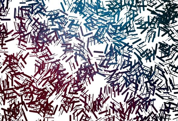 Dark green, red vector texture with colorful lines.
