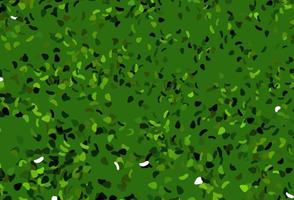 Light Green, Red vector pattern with chaotic shapes.