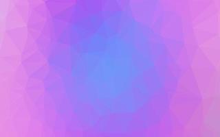 Light Pink, Blue vector blurry triangle texture.