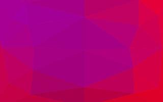 Fondo poligonal de vector violeta, rosa claro.