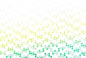Light Green, Yellow vector layout with circle shapes.
