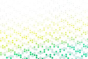 Light Green, Yellow vector layout with circle shapes.