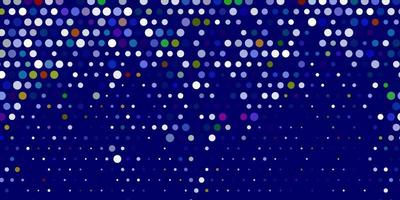 Light multicolor vector background with spots.