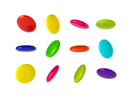 colorful chocolate coated candy isolated Festive png