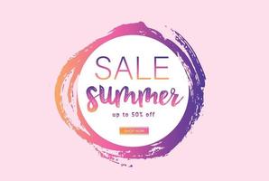 Summer sale. Grunge background. Vector. vector