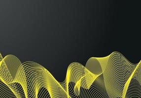 Fondo negro de semitono del círculo del vector abstracto. diseño de patrón de línea retro degradado. gráfico monocromático.