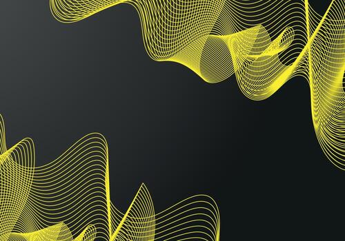 Abstract vector circle halftone black background. Gradient retro line pattern design. Monochrome graphic.