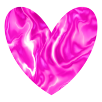 Blue shiny marble heart.Design for Valentines day png