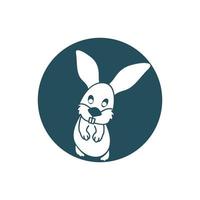 Rabbit vector icon illustration design