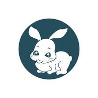 Rabbit vector icon illustration design