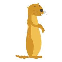 Funny Gopher Animal vector