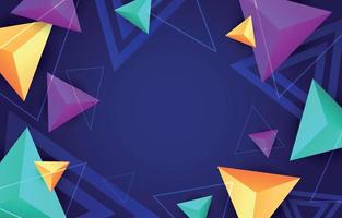 Abstract Triangular Background vector