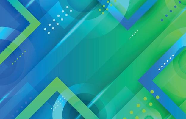 Blue and Green Gradient Background