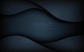 abstract dark background gradient shapes. navy blue modern wavy texture background