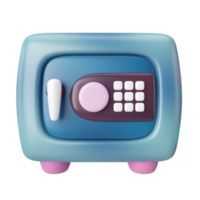 Mini Vault 3D Illustration Icon png