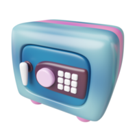 Mini Vault 3D Illustration Icon png