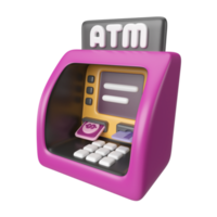 ATM 3D Illustration Icon png