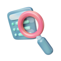 ícone de ilustração 3d seo png