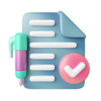 Applicant 3D Illustration Icon png
