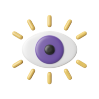 Vision 3D Illustration Icon