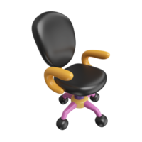 icono de ilustración 3d de silla de oficina png