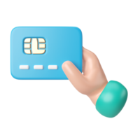 Credit Card 3D Illustration Icon