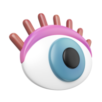 icono de ilustración 3d de visión png