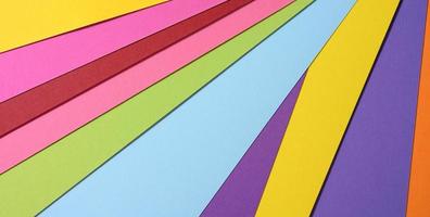 fondo brillante abstracto de papel multicolor, telón de fondo para el diseñador foto