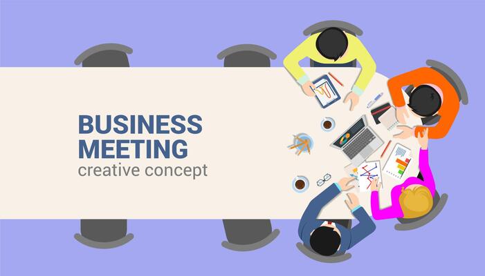 Meeting Background Vector Art, Icons, and Graphics for Free Download