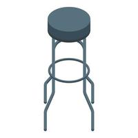 Extreme seat icon isometric vector. Bar stool vector