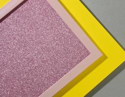 modern bright background with sheets of paper with shadow photo