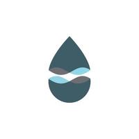 water drop icon vector