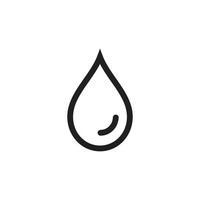 water drop icon vector