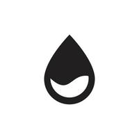 water drop icon vector