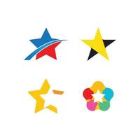 plantilla de logotipo estrella vector