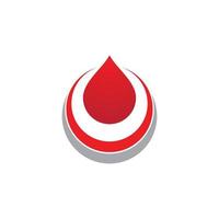 Blood ilustration logo vector